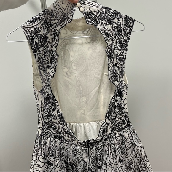 Alice+Olivia❣️Paisley Print Flared dress - Picture 14 of 17